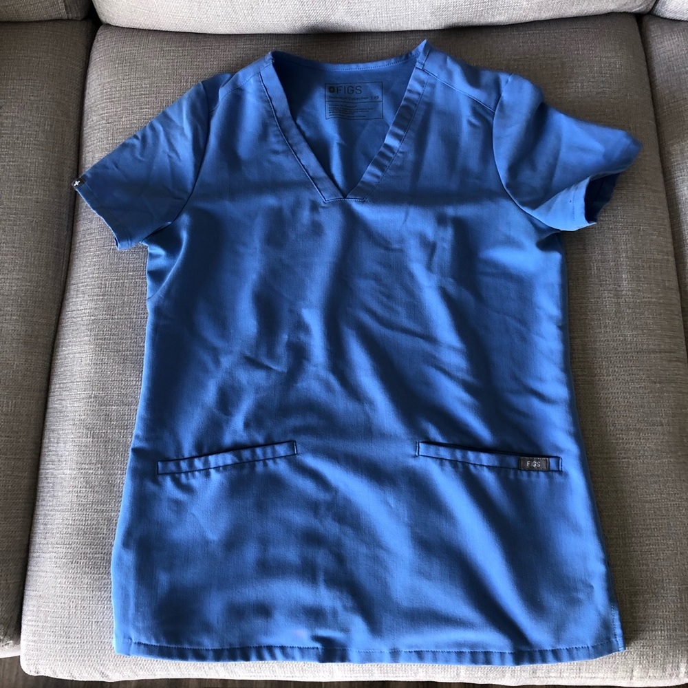 Figs scrubs top